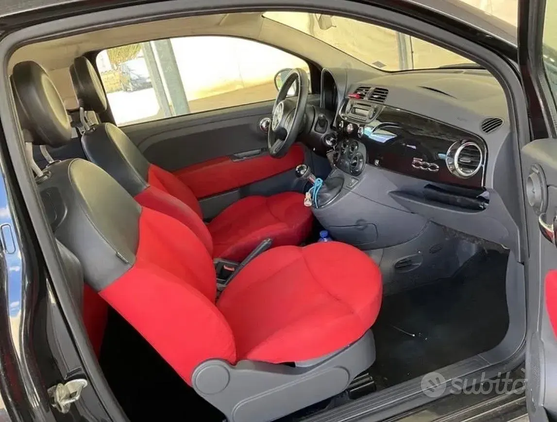 Usata Fiat 500 Lounge 95 CV (69 kW) 2012 Nero Berlina