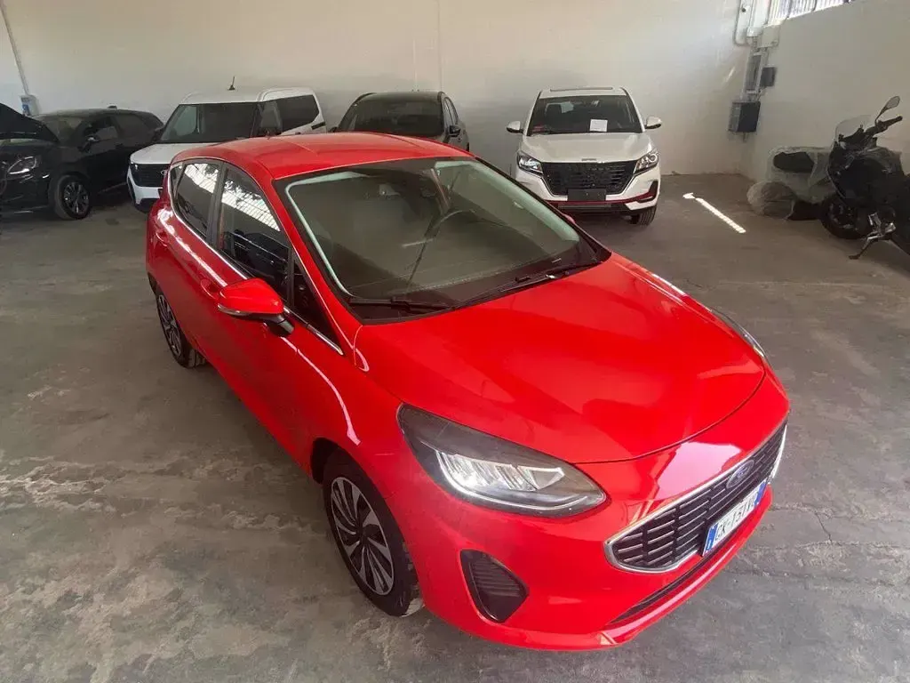 Usata Ford Fiesta Titanium 75 CV (55 kW) 2022 Rosso Utilitaria