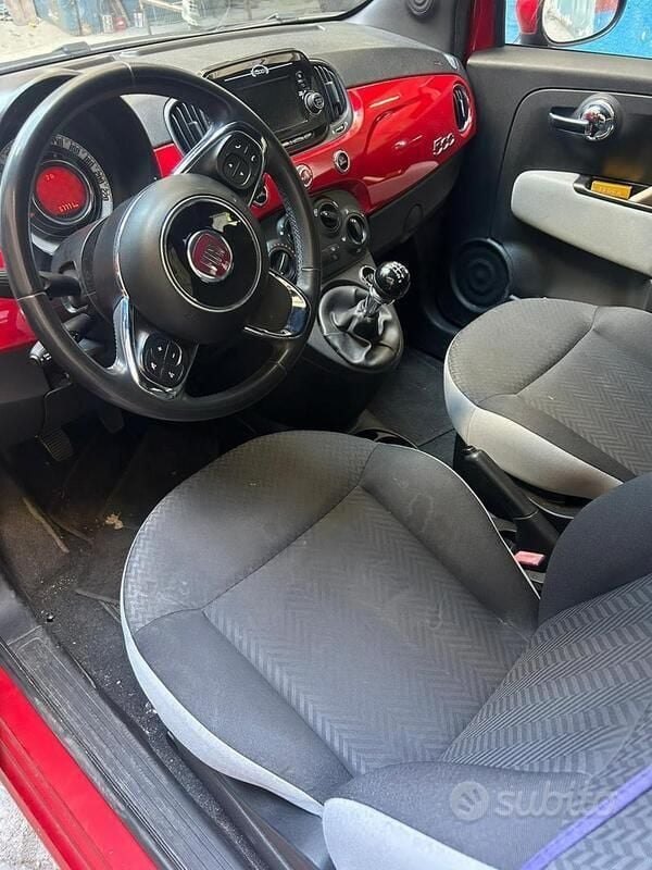 Usata Fiat 500 69 CV (50 kW) 2019 Rosso Berlina