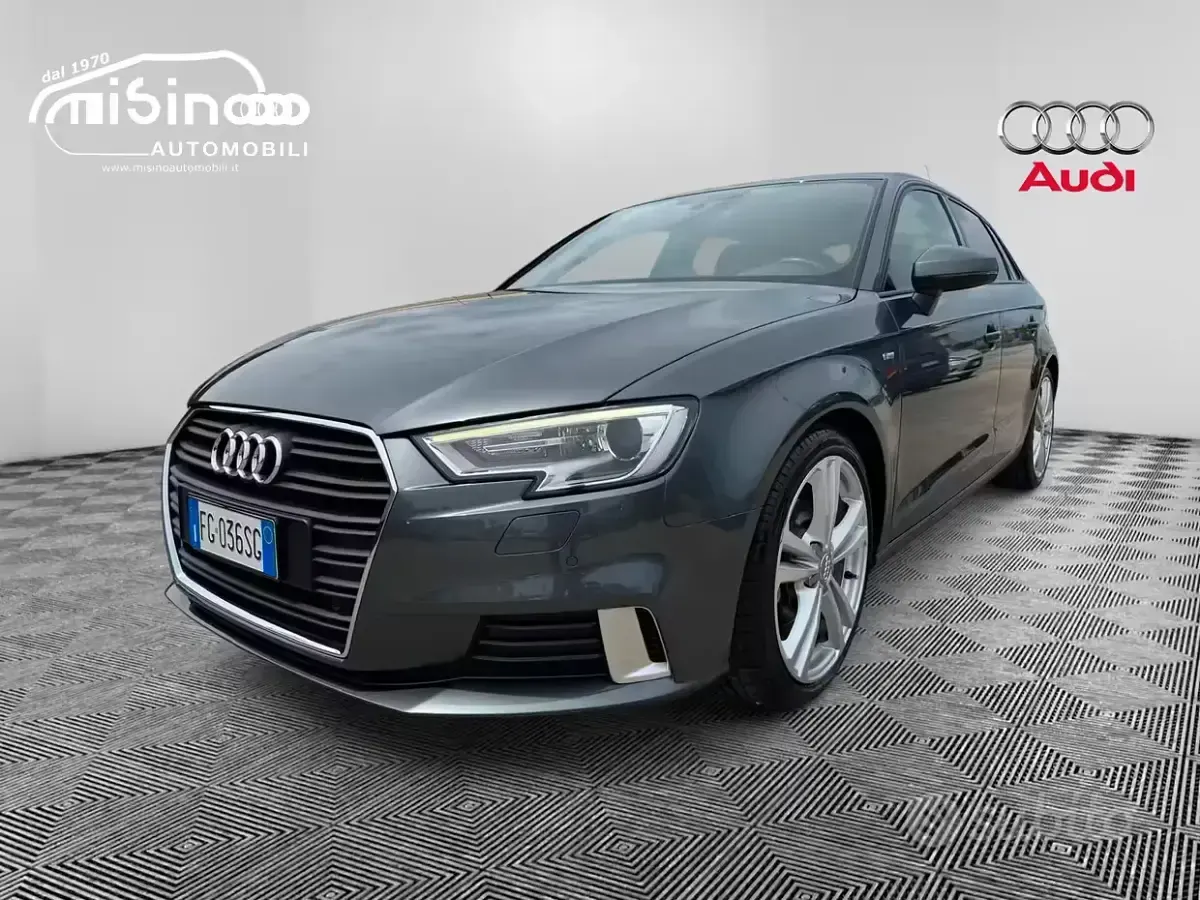 Usata Audi A3 S-Line 116 CV (85 kW) 2017 Grigio Berlina