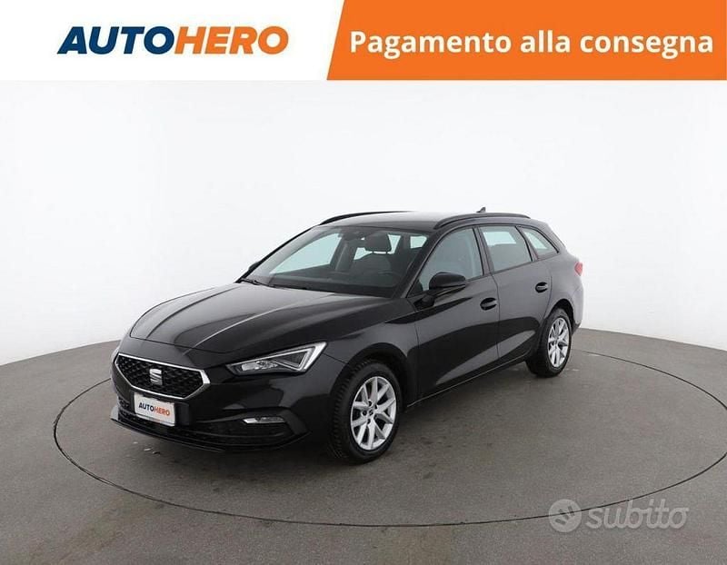 Usata Seat Leon Style 130 CV (95 kW) 2021 Nero Station wagon
