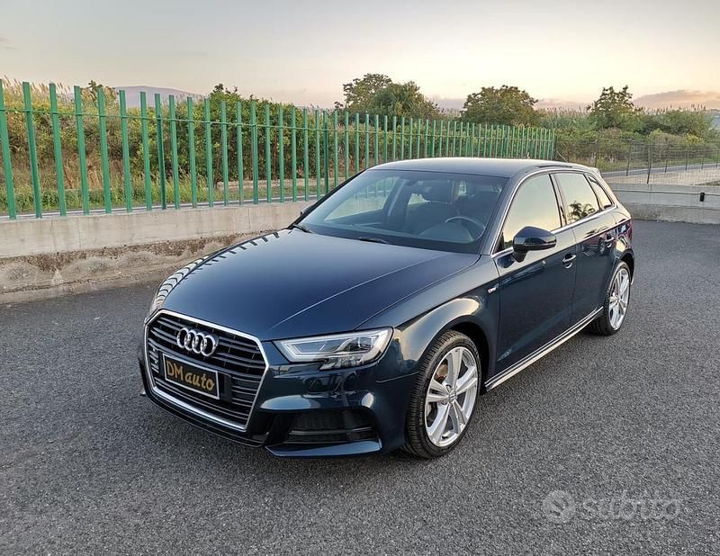 Usata Audi A3 Admired 116 CV (85 kW) 2019 Blu Berlina