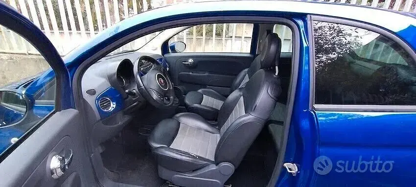 Usata Fiat 500 Sport 69 CV (50 kW) 2010 Blu Berlina