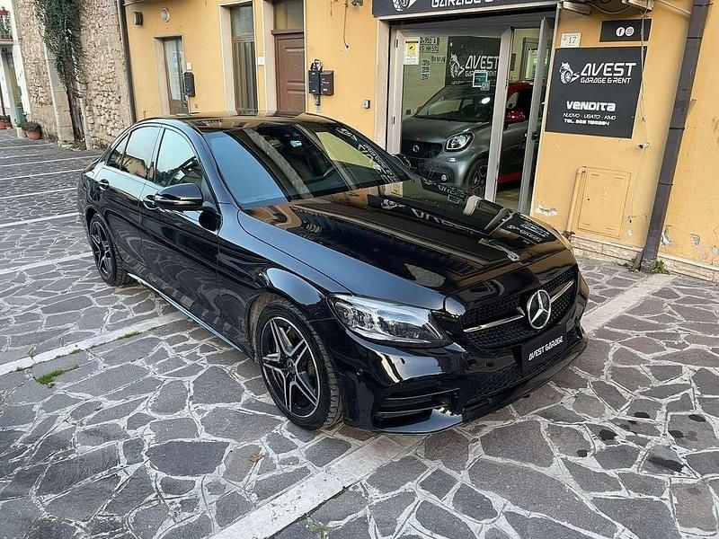Usata Mercedes C200 Premium 160 CV (117 kW) 2022 Nero Berlina