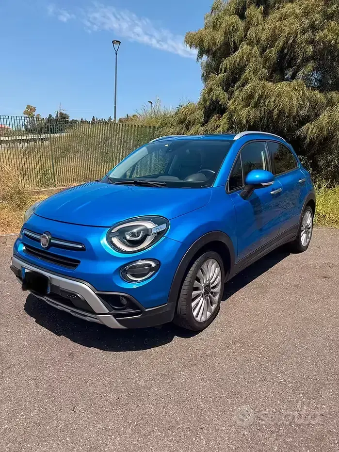 Usata Fiat 500X 95 CV (69 kW) 2019 Blu SUV