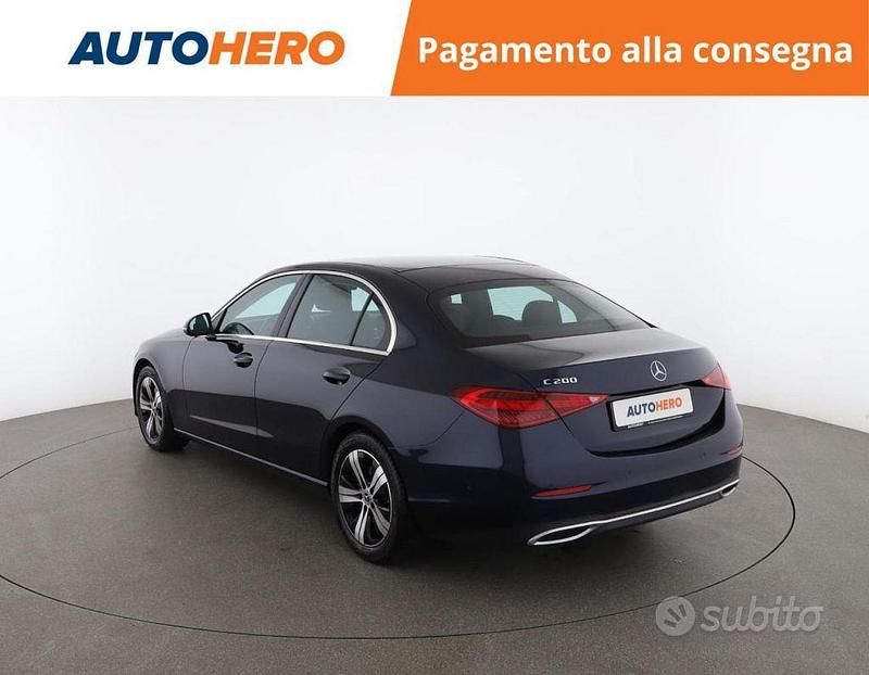 Usata Mercedes C200 204 CV (150 kW) 2022 Blu Berlina