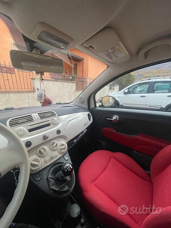 Bianco Usata 2014 Fiat 500 Pop Due volumi | 6800 € (Buon prezzo) - Immagine 1/4