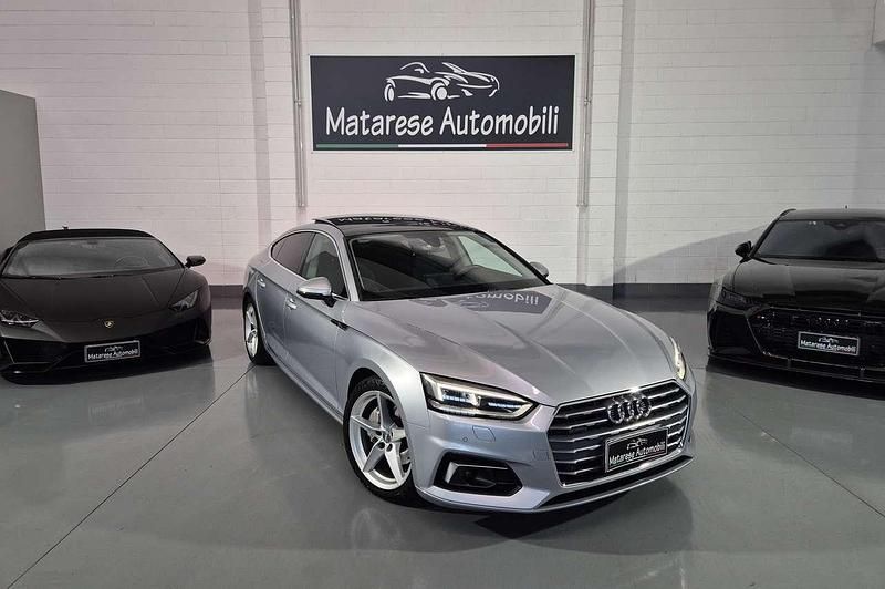Usata Audi A5 Ambiente 190 CV (139 kW) 2019 Argento Berlina