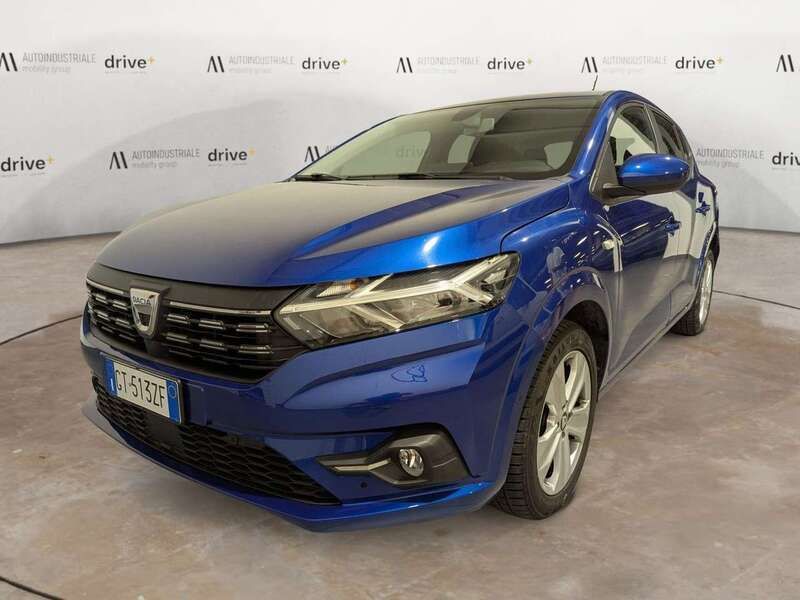 Blu Usata 2022 Dacia Sandero Comfort Due volumi | 12.900 € (Buon prezzo) - Immagine 1/4