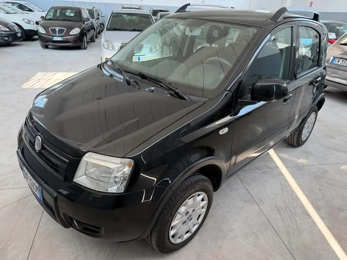 Usata Fiat Panda 4x4 Climbing 75 CV (55 kW) 2012 Nero Utilitaria