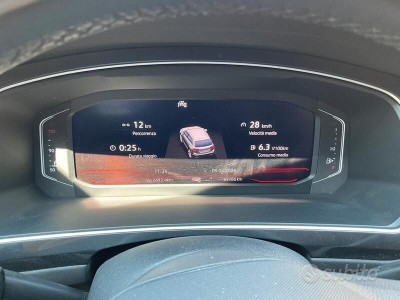Usata VW Tiguan R-line 150 CV (110 kW) 2020 Grigio SUV