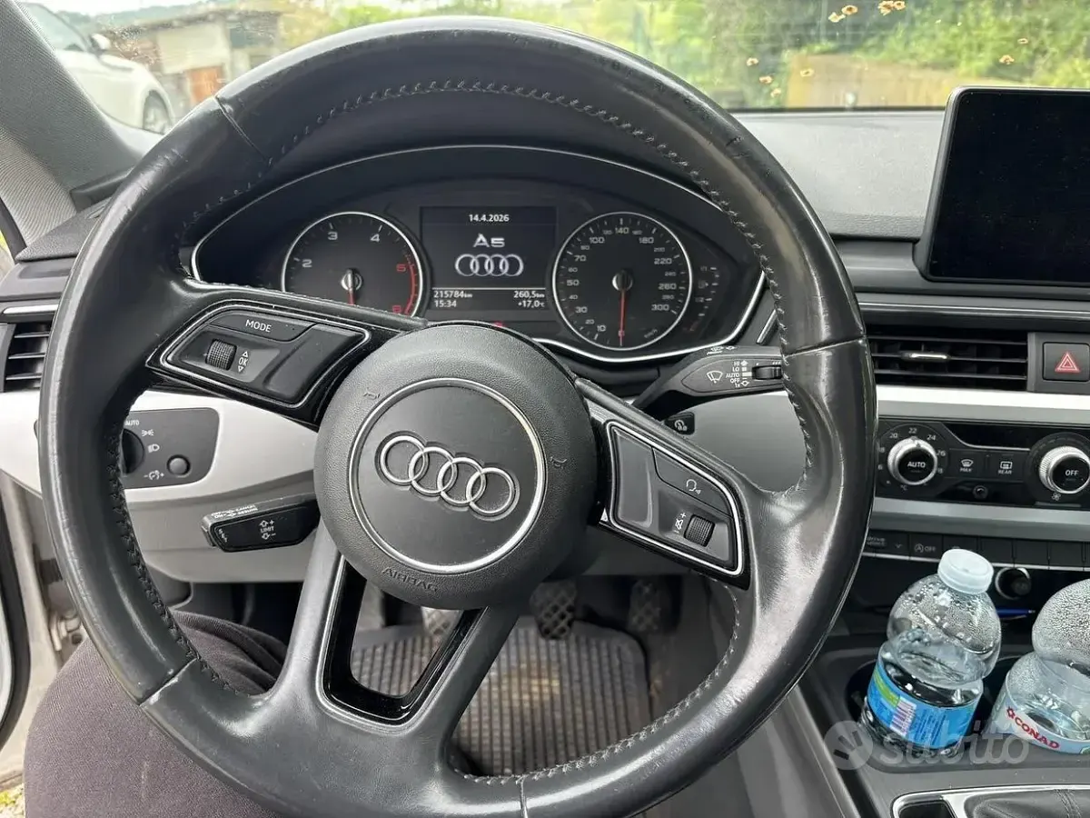 Usata Audi A5 190 CV (139 kW) 2017 Bianco Coupé