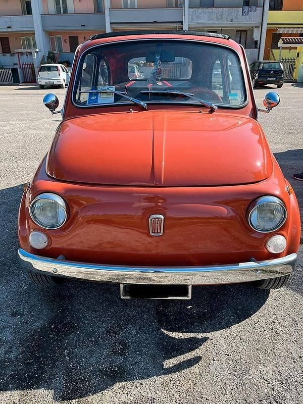 Usata Fiat 500 1970 Rosso Utilitaria