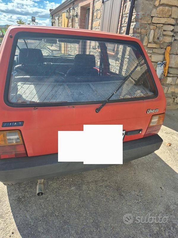 Usata Fiat Uno 1986 Rosso Utilitaria