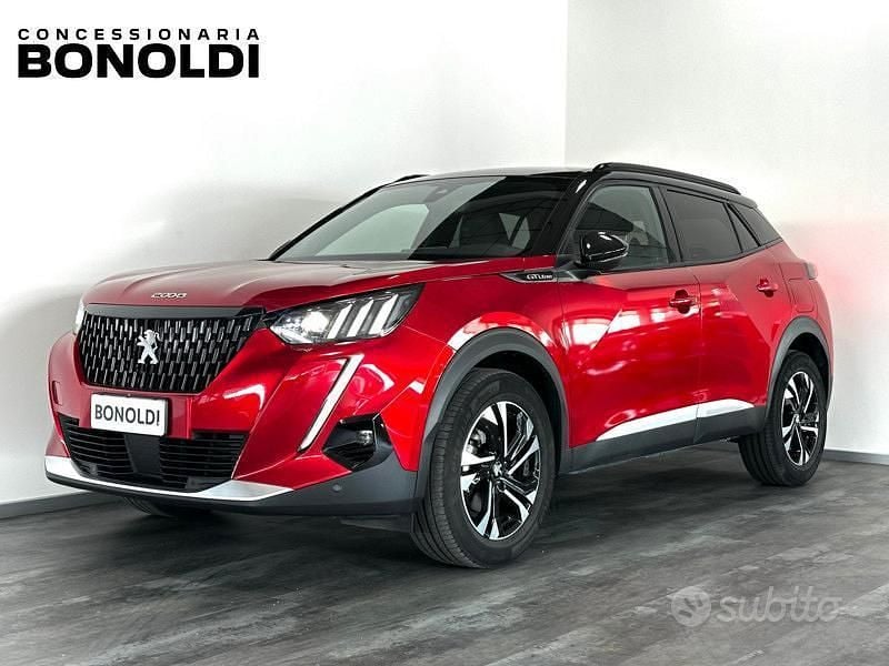 Usata Peugeot 2008 GT-line 131 CV (96 kW) 2021 Rosso SUV