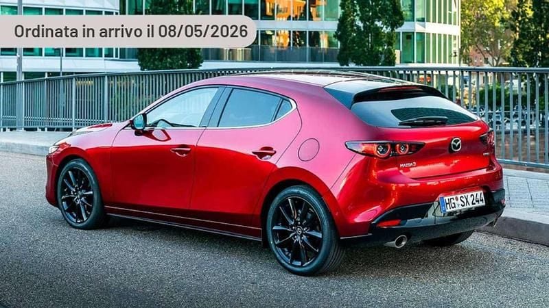 Argento Usata 2024 Mazda 3 Exclusive-Line Tre volumi | 34.270 € (Cara) - Immagine 1/1