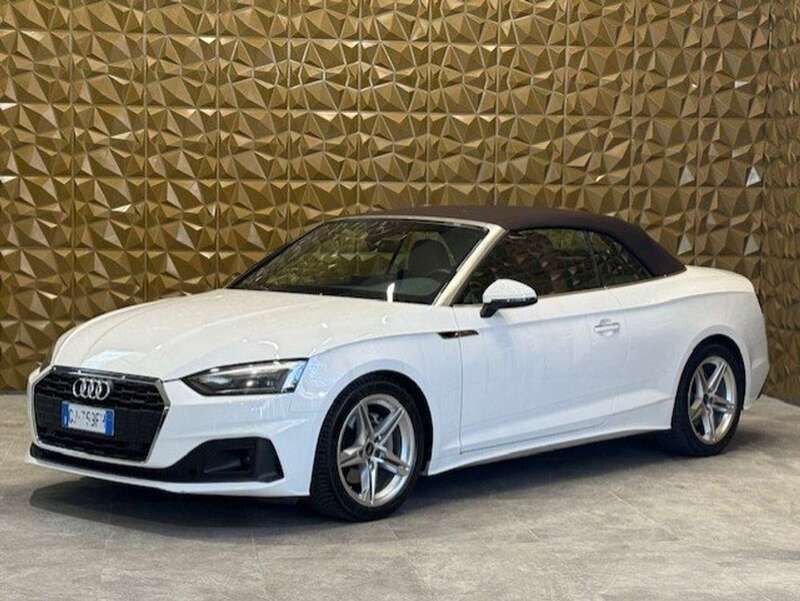 Usata Audi A5 Cabriolet Advanced Plus 204 CV (150 kW) 2022 Bianco Cabrio