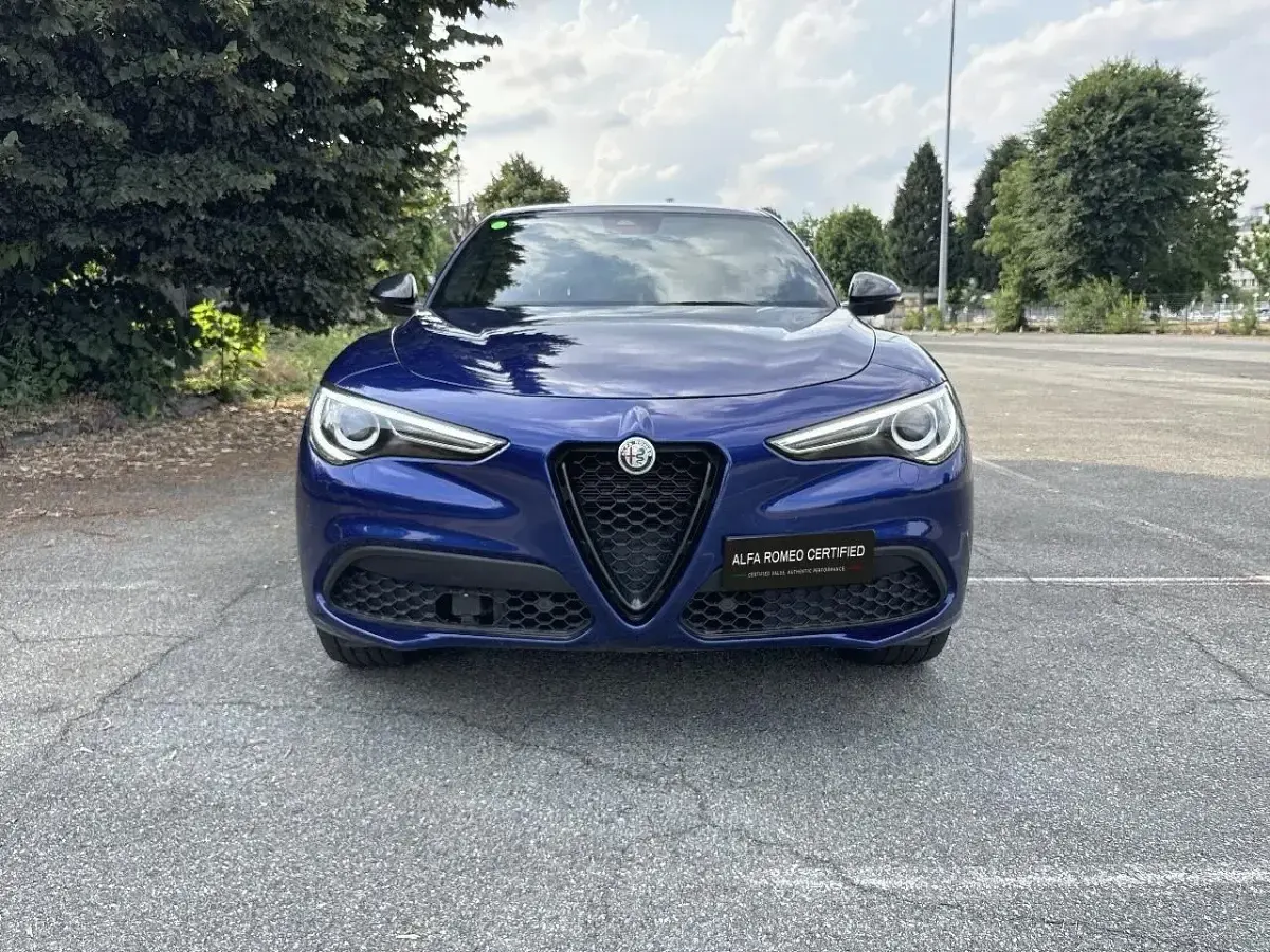 Usata Alfa Romeo Stelvio Ti 210 CV (154 kW) 2021 Blu SUV