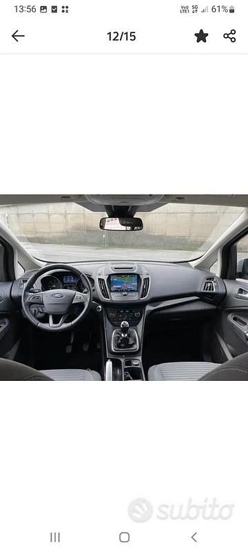 Usata Ford C-MAX 120 CV (88 kW) 2016 Grigio Monovolume