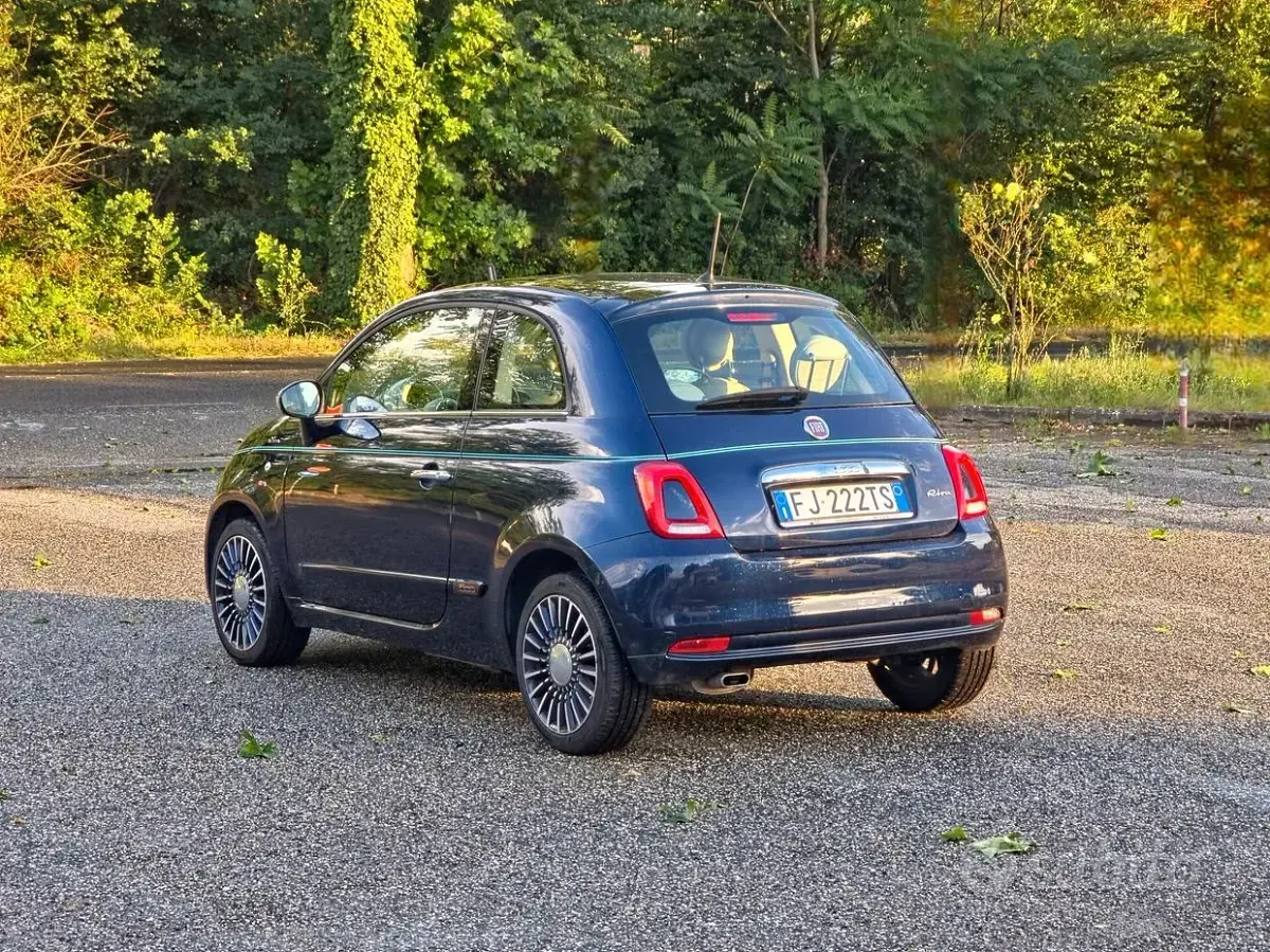 Usado Fiat 500 Riva 69 CV (50 kW) 2017 Azul Berlina