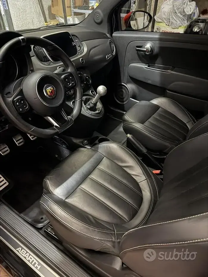 Usata Abarth 595 Pista 165 CV (121 kW) 2019 Nero Cabrio