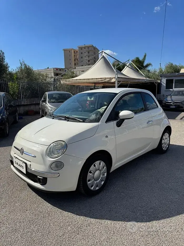 Usata Fiat 500 Pop 69 CV (50 kW) 2009 Bianco Cabrio