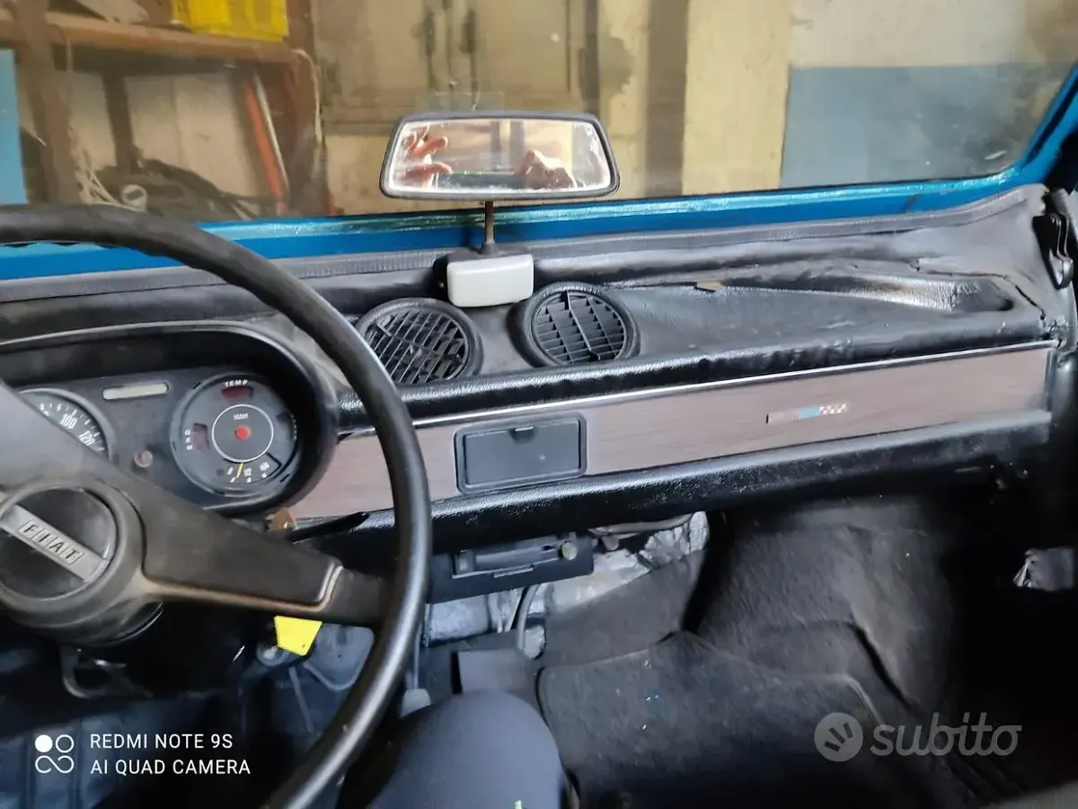 Usata Fiat 127 1970 Blu Cabrio