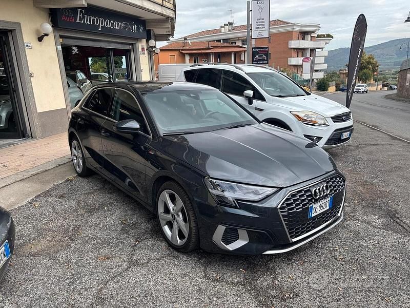 Usata Audi A3 Advanced 150 CV (110 kW) 2022 Grigio Berlina