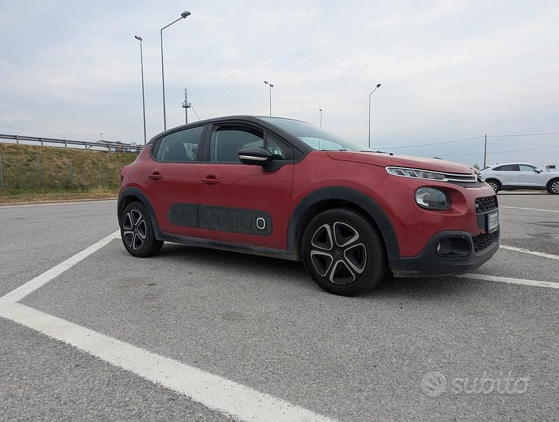 Usata Citroën C3 Feel 82 CV (60 kW) 2017 Rosso Utilitaria
