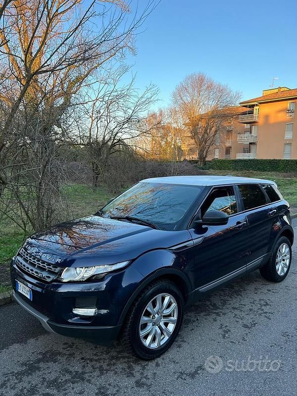 Usata Land Rover Range Rover evoque 2014 Blu SUV