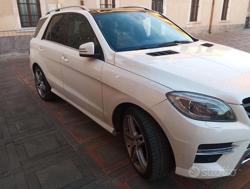 Usata Mercedes ML350 Premium 258 CV (189 kW) 2013 Bianco SUV