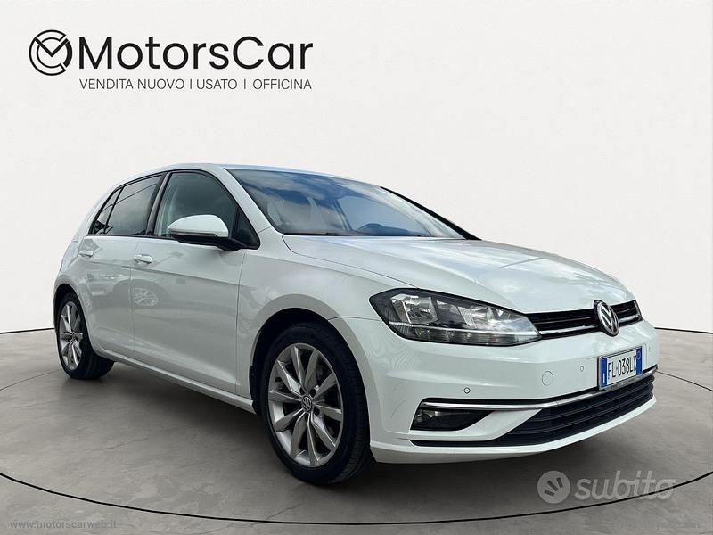Usata VW Golf VII Executive 150 CV (110 kW) 2017 Bianco Berlina