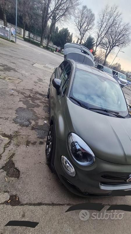 Usata Fiat 500X 95 CV (69 kW) 2017 Verde SUV