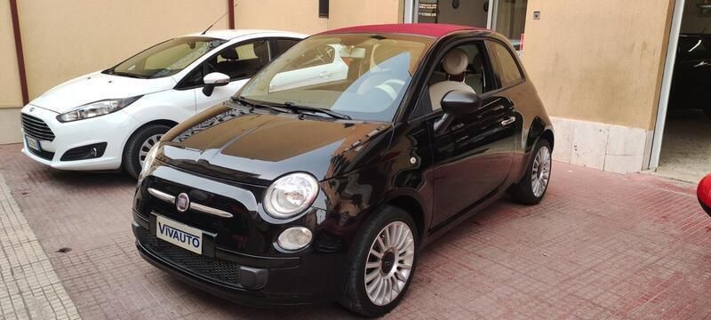 Usata Fiat 500C Lounge 69 CV (50 kW) 2010 Nero Cabrio