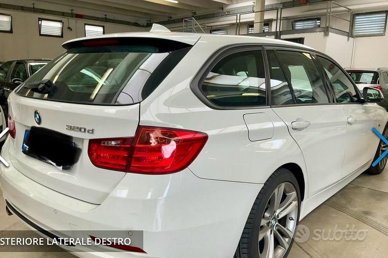 Usata BMW 320 Sport Line 190 CV (139 kW) 2015 Bianco Station wagon