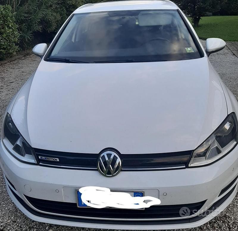 Usata VW Golf VII 110 CV (80 kW) 2016 Bianco Berlina