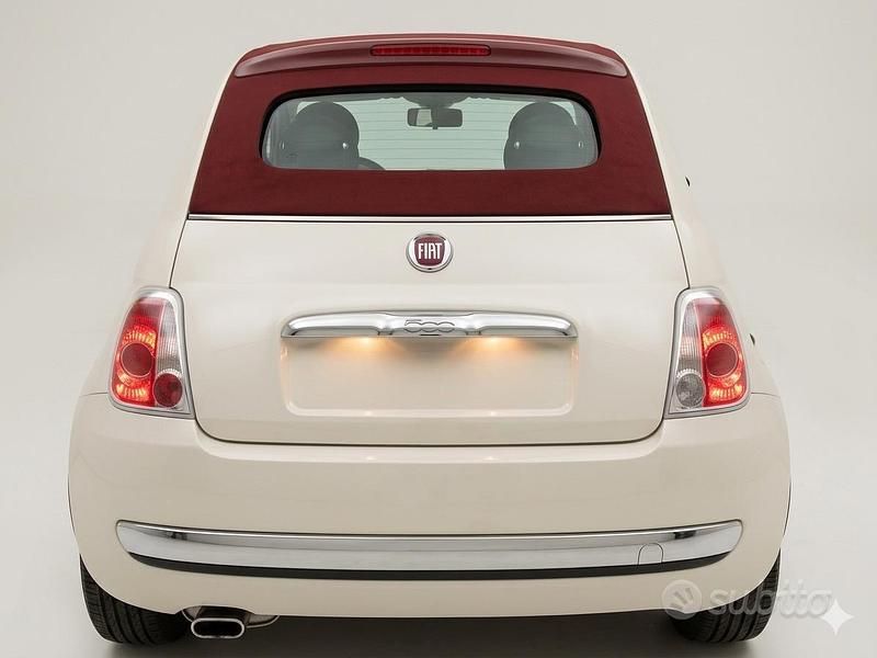 Usata Fiat 500 Lounge 2013 Bianco Cabrio