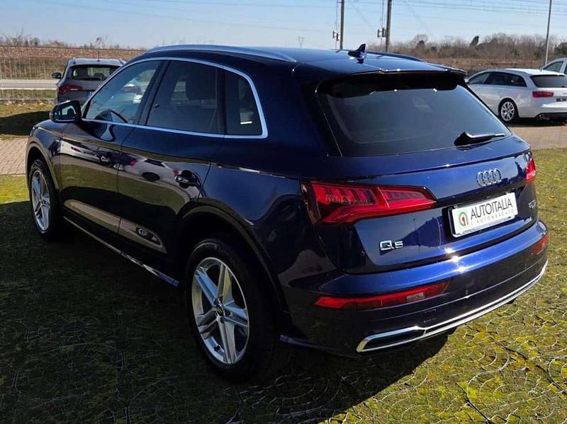 Usata Audi Q5 S-line plus 286 CV (210 kW) 2019 Blu/azzurro SUV
