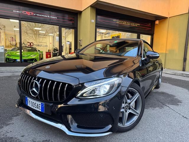Usata Mercedes C180 Premium Plus 179 CV (131 kW) 2018 Nero Cabrio
