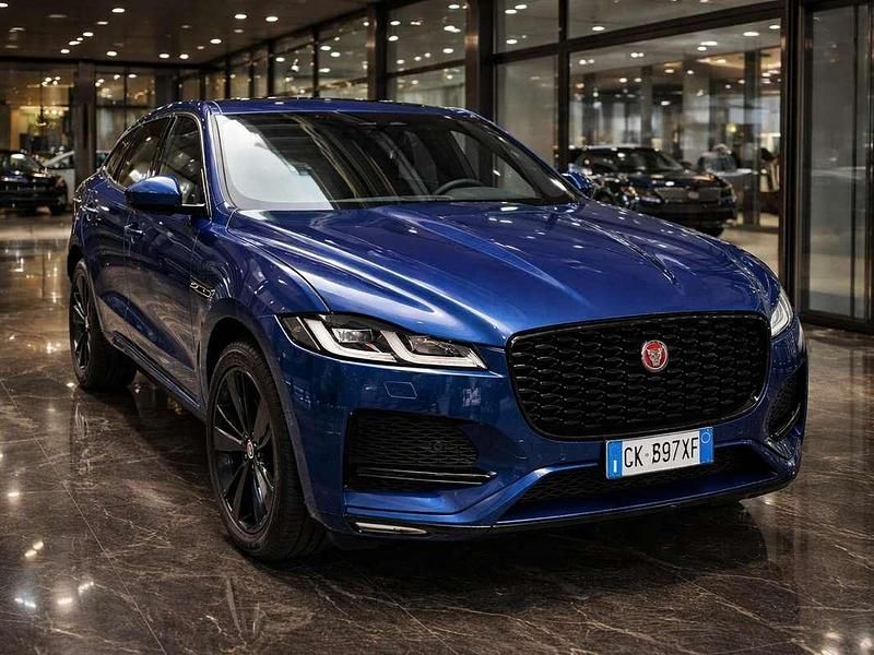Usata Jaguar F-Pace R-Dynamic 163 CV (119 kW) 2022 Blu/azzurro SUV