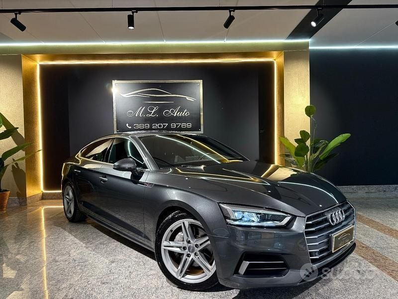 Usata Audi A5 S-Line 190 CV (139 kW) 2018 Grigio Coupé