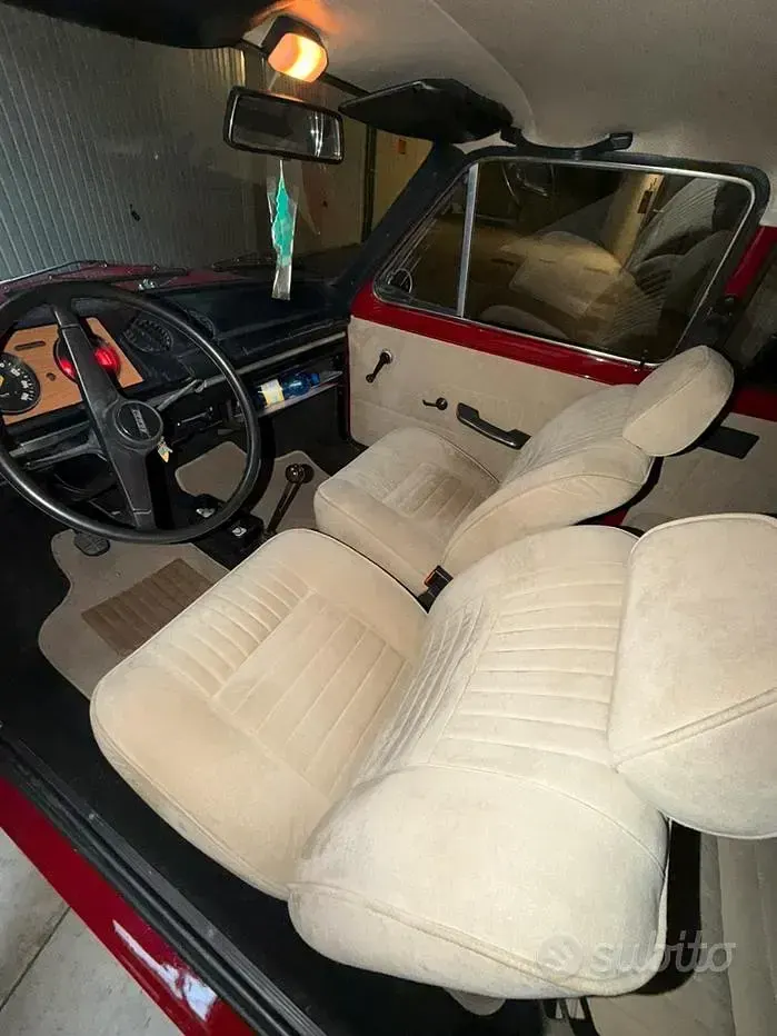 Usata Fiat 127 1970 Rosso Berlina
