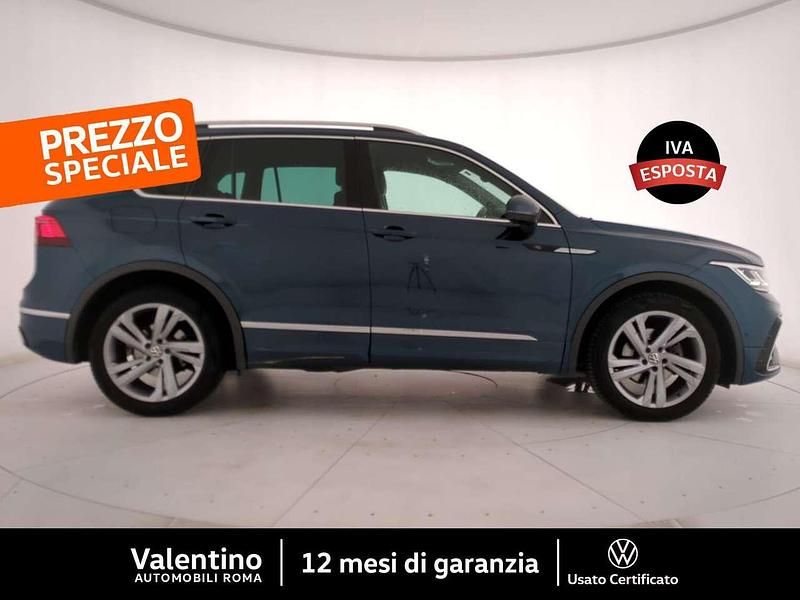 Usata VW Tiguan R-line 150 CV (110 kW) 2021 Blu SUV