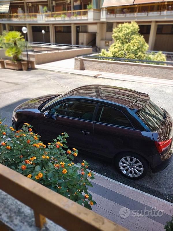 Usata Audi A1 Ambition 105 CV (77 kW) 2014 Rosso Utilitaria