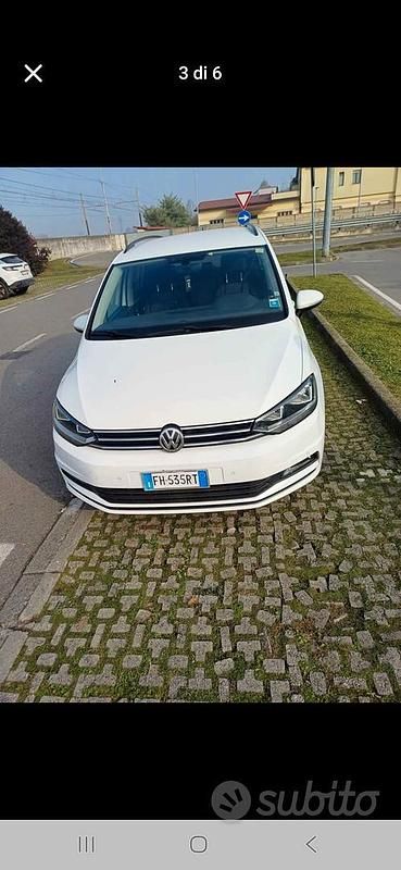 Usata VW Touran 150 CV (110 kW) 2015 Bianco Monovolume