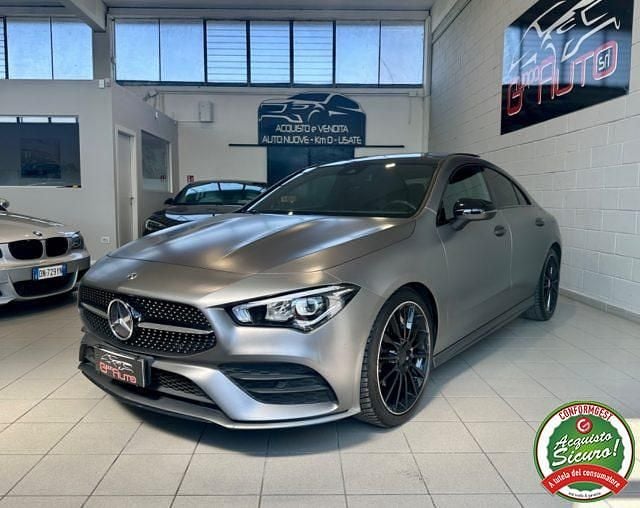 Usata Mercedes CLA180 Premium 136 CV (100 kW) 2019 Grigio scuro Berlina