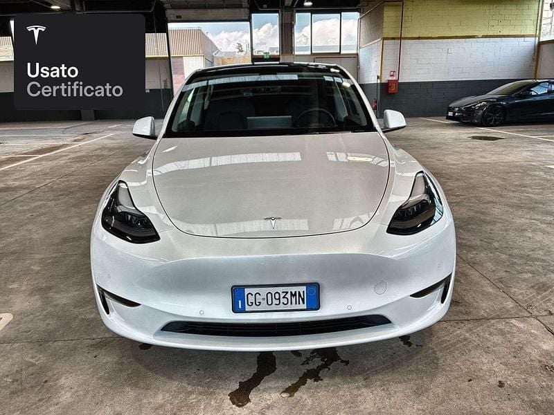 Usata Tesla Model Y Long Range AWD 258 kW (351 CV) 2021 Pearl white multicoat SUV