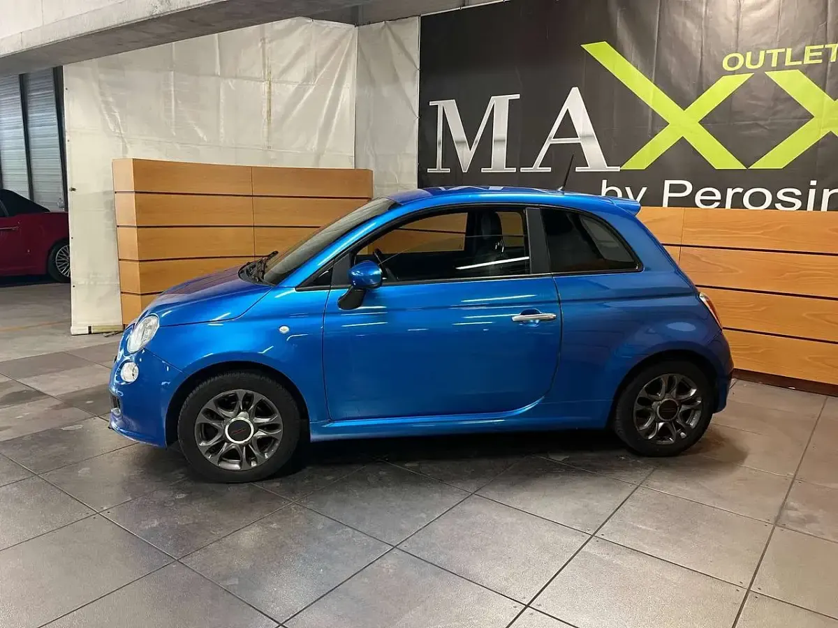 Usata Fiat 500 S 69 CV (50 kW) 2015 Blu/azzurro Utilitaria