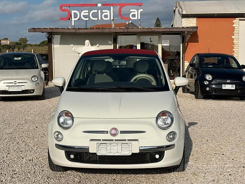 Usata Fiat 500C 85 CV (62 kW) 2011 Bianco Cabrio