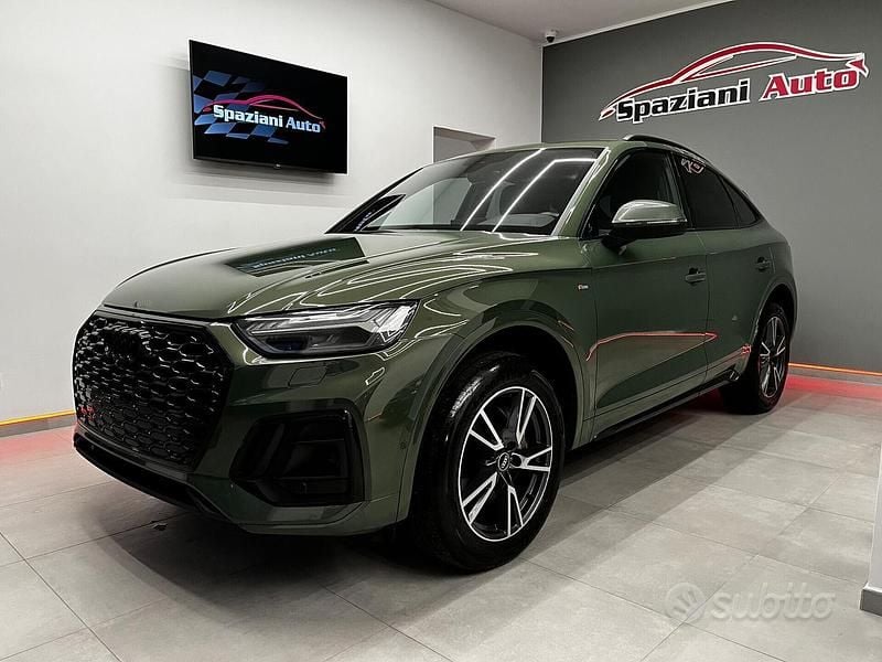 Verde Usata 2022 Audi Q5 S-Line SUV | 43.000 € (Cara) - Immagine 1/4
